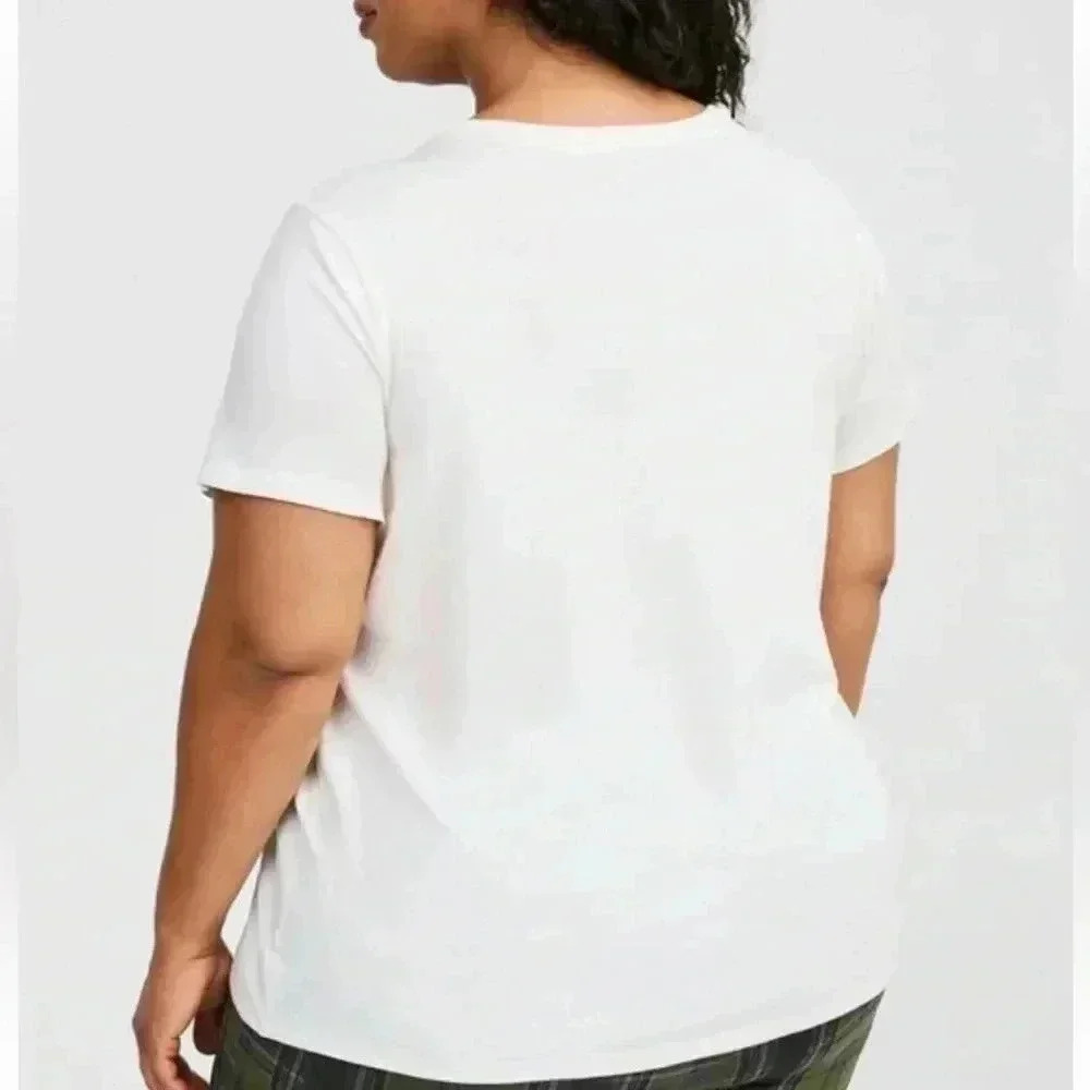 Torrid Trust Me Classic Fit Heritage Jersey Crew Tee  Plus 3X NWT - Picture 11 of 15